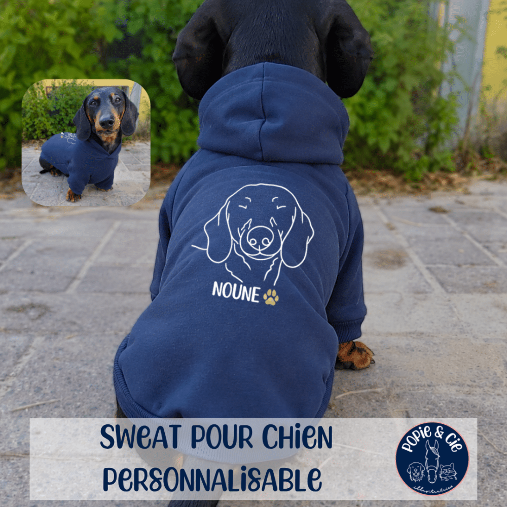 Sweat pour chien personnalisé